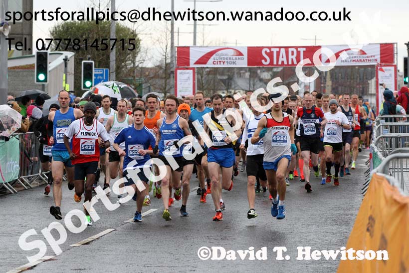 Sunderland City Half Marathon, Sunderland City Half Marathon and 10k. Photo: David T. Hewitson/Sports for All Pics